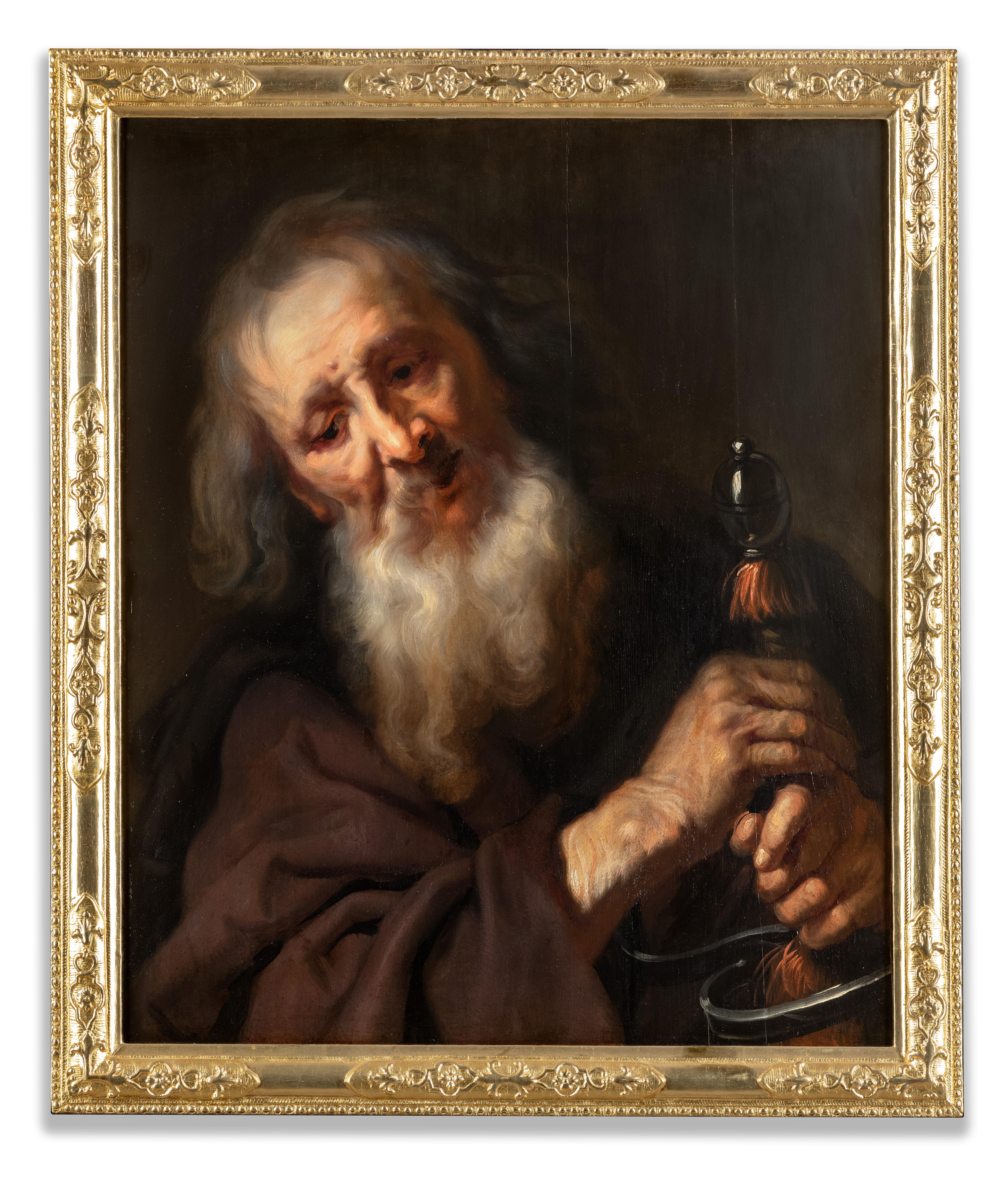 Conjunto de Ocho Apóstoles, Retrato de Hombres, Estudios de Cabezas, Escuela Flamenca, Van Dyck - Portrait Painting Negro de Unknown