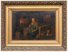 Seyfried - European School 19th Century Oil, The Birdcage