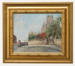 Sheila Turner - Öl des 20. Jahrhunderts, Die anglikanische Kathedrale von der Parliament Street aus