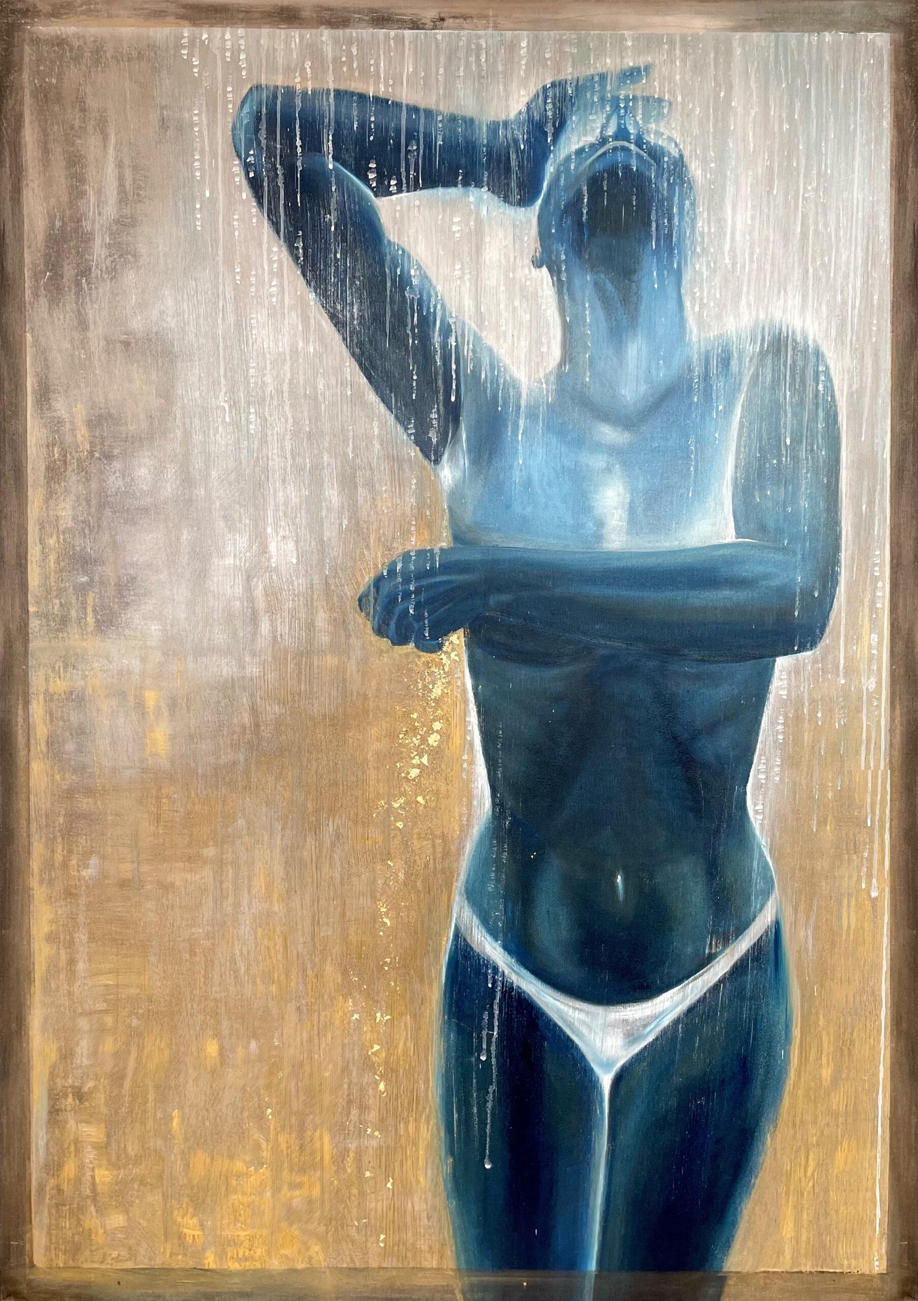 Shower by Ruth Saidely - Painting by Unknown