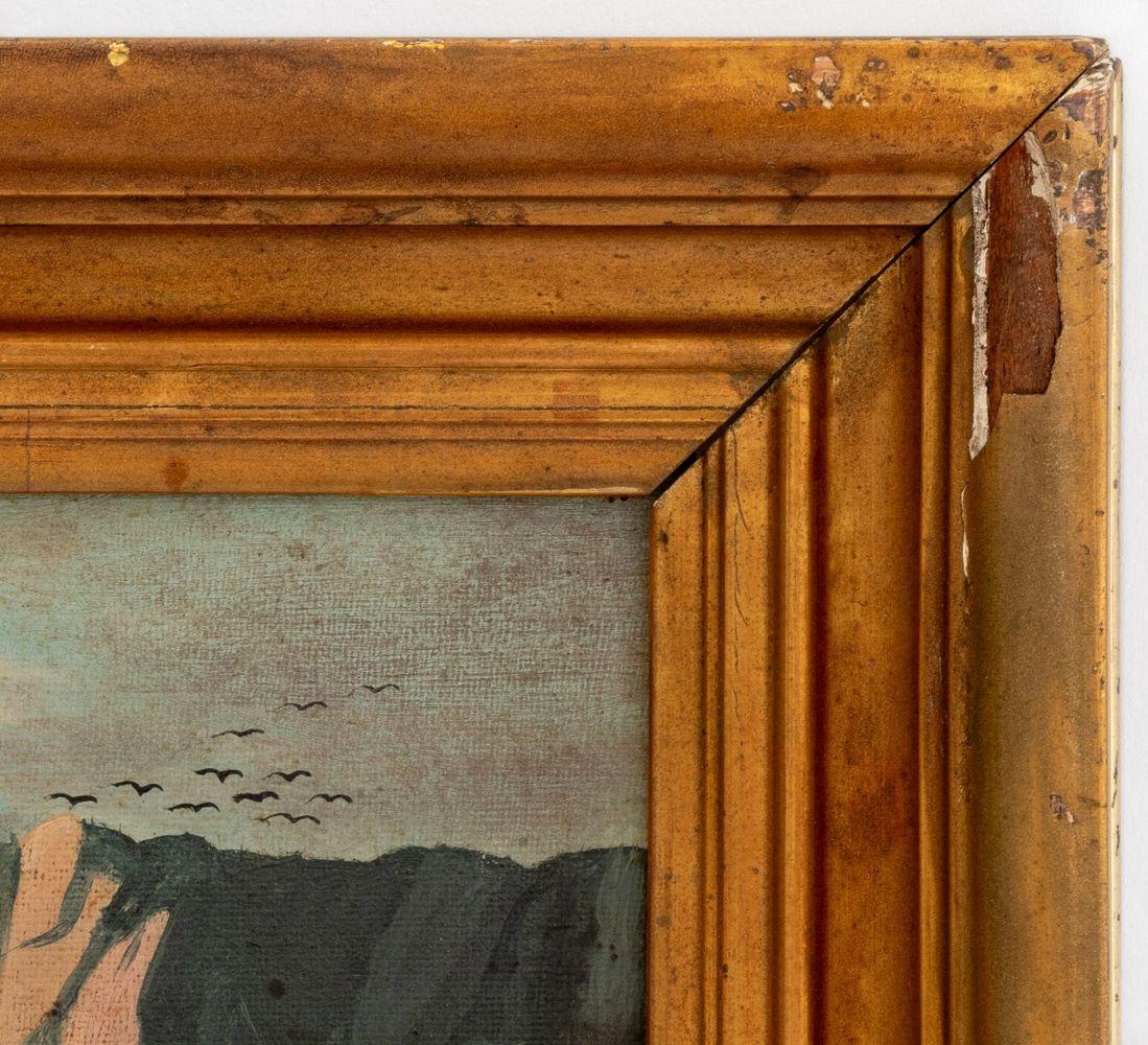 Signierte Berglandschaft der Hudson River School im Angebot 1