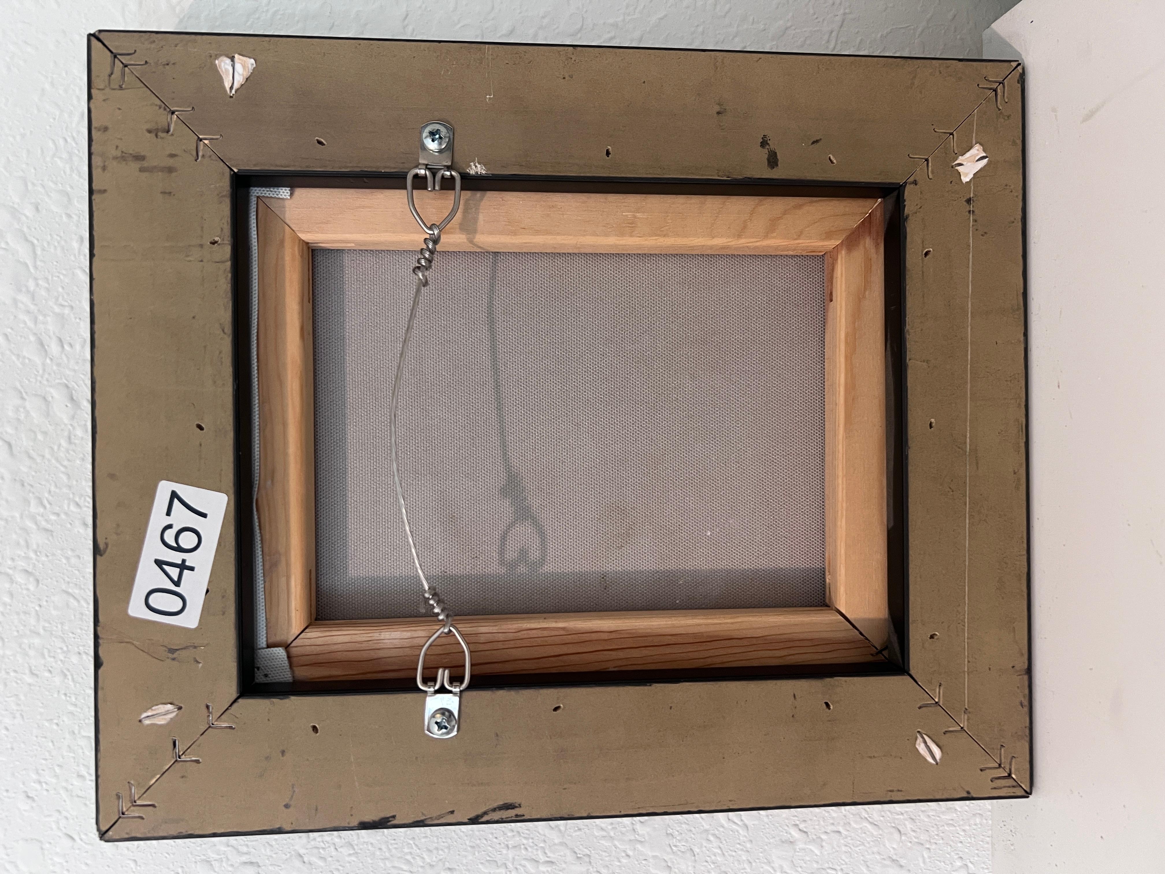 Signed Small European Street Scene Oil Painting Impasto City Artwork, Framed im Angebot 8