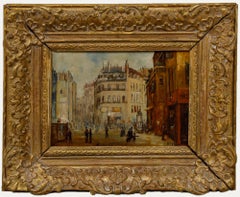 Simon - um 1900 Öl, Pariser Straße