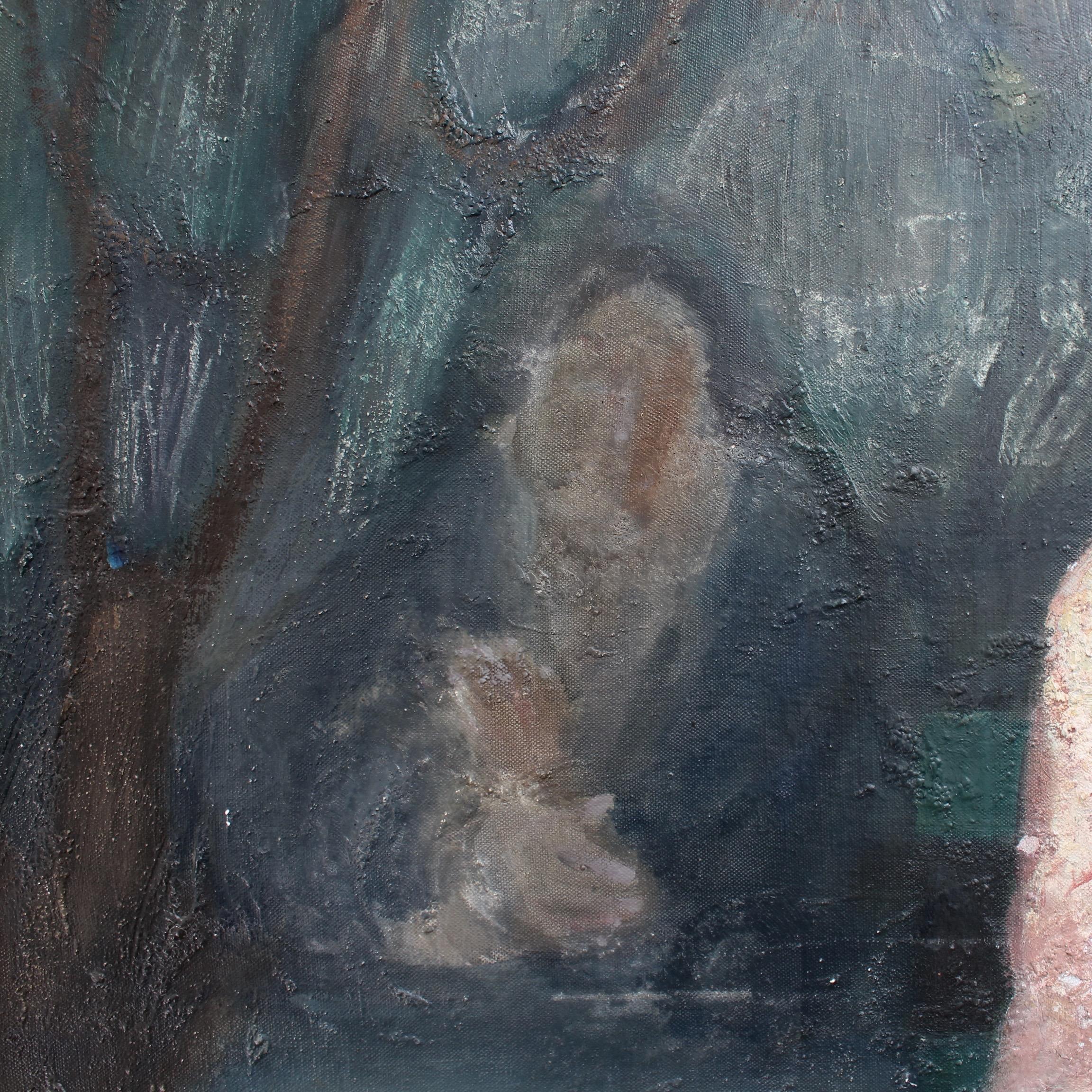 'The Lovers on the Park Bench', French School 6