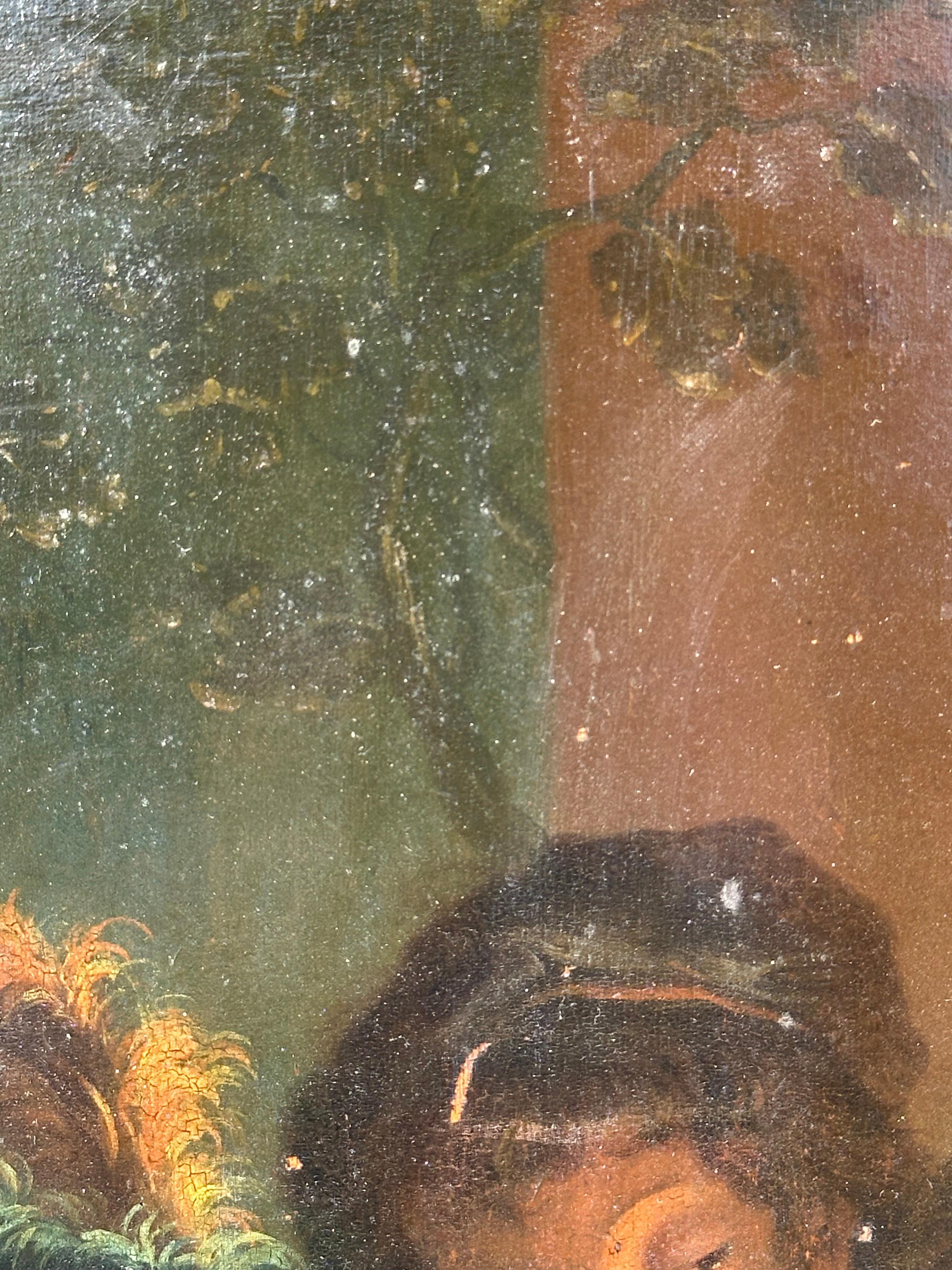 Cantante a la luz de las velas (Escena de género del Viejo Maestro de la Escuela Holandesa) en venta 5