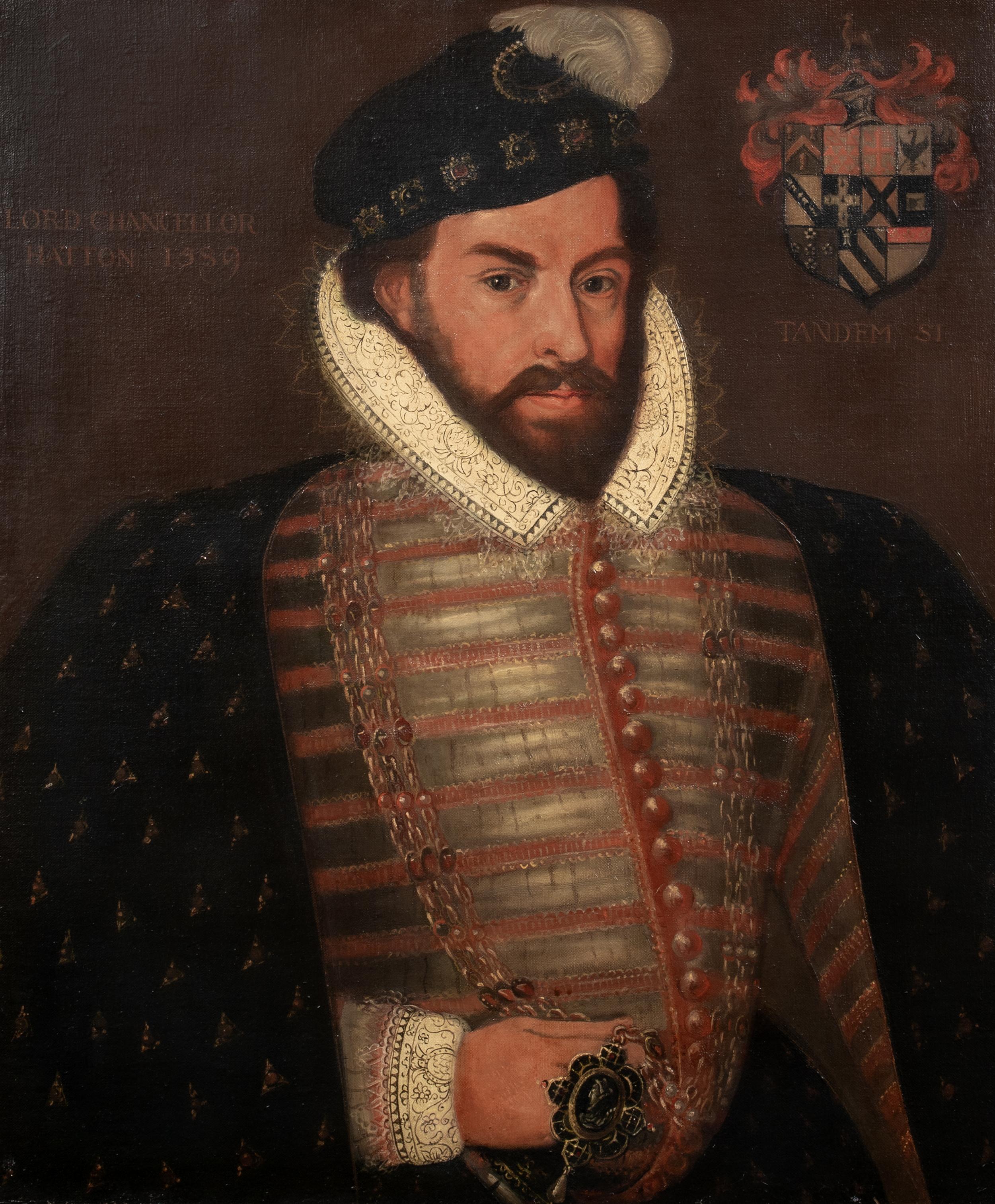  Sir Christopher Hatton Lord Chancellor To Queen Elizabeth I (1540-1591)  3