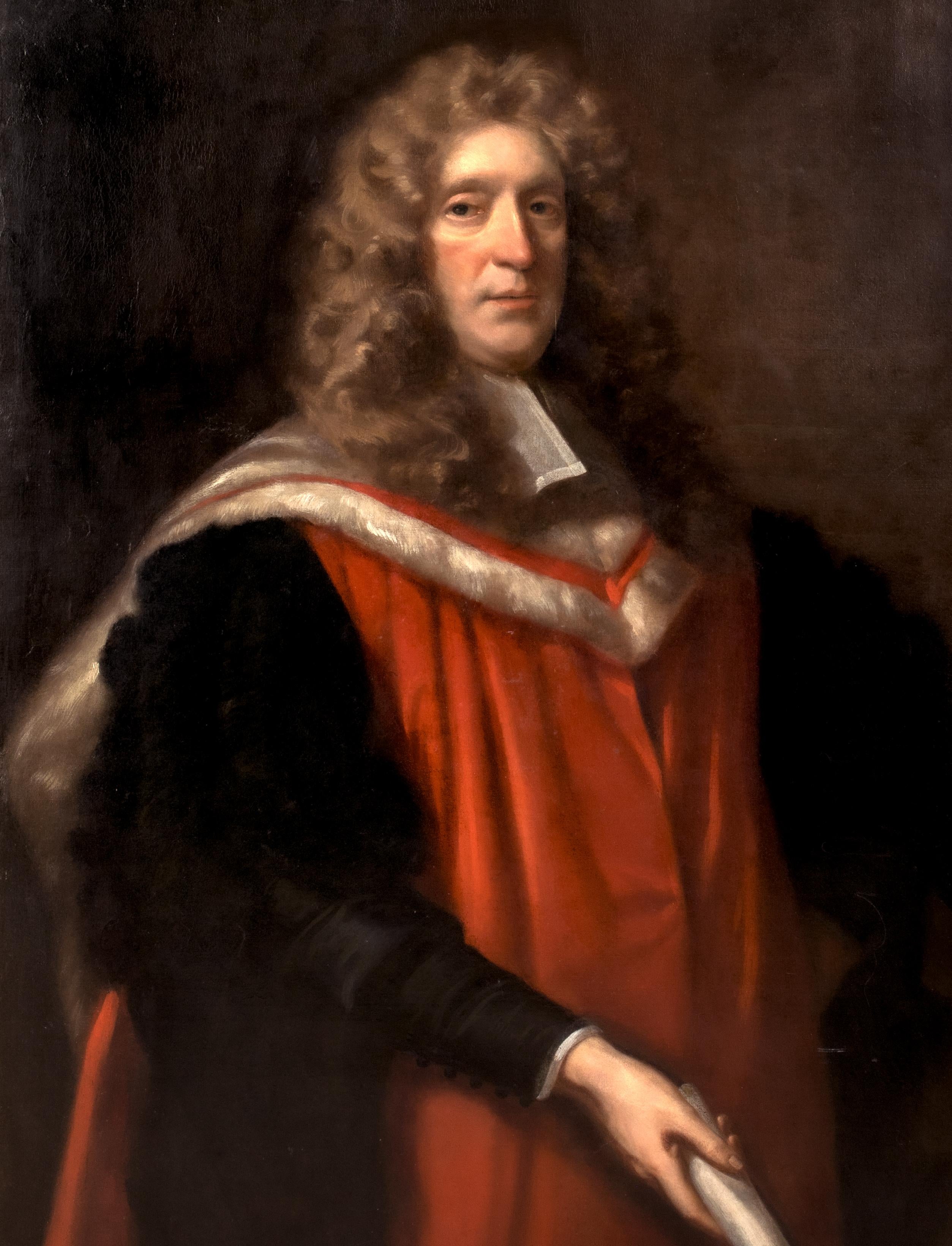 Sir Edward Clarke Lord Mayor Of London (1630-1703), 17th Century  For Sale 1