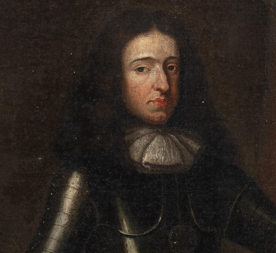 Sir Thomas Fairfax (1612-1670), 3. Lord Fairfax von Cameron, 17. Jahrhundert (Schwarz), Portrait Painting, von Unknown