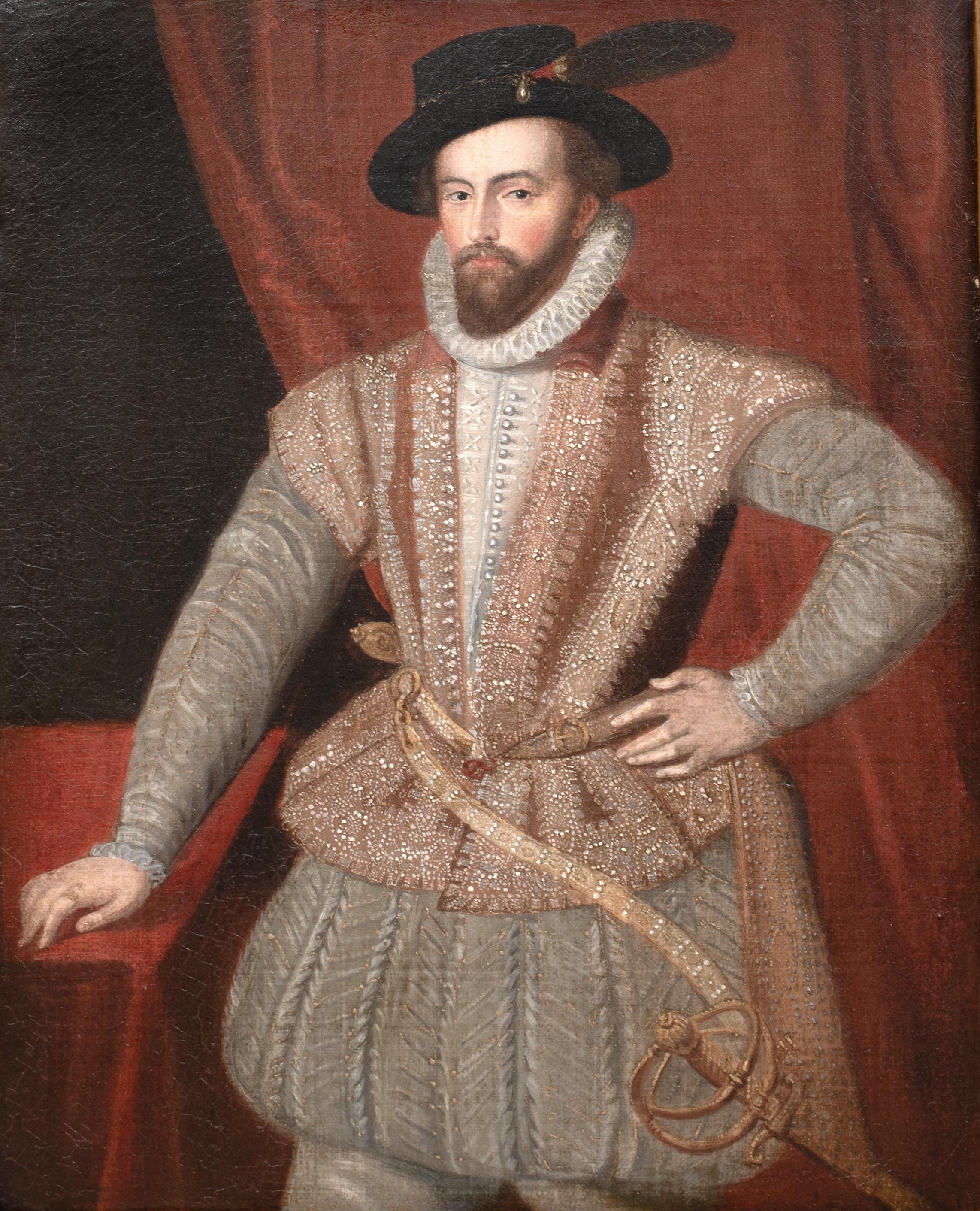 Sir Walter Raleigh (1553-1618), 16th Century

Elizabethan Court Portrait

16th Century English Elizabethan Court Portrait of Sir Walter Raleigh, oil on canvas. Excellent quality and condition half length of soldier, statesman and explorer Sir Walter