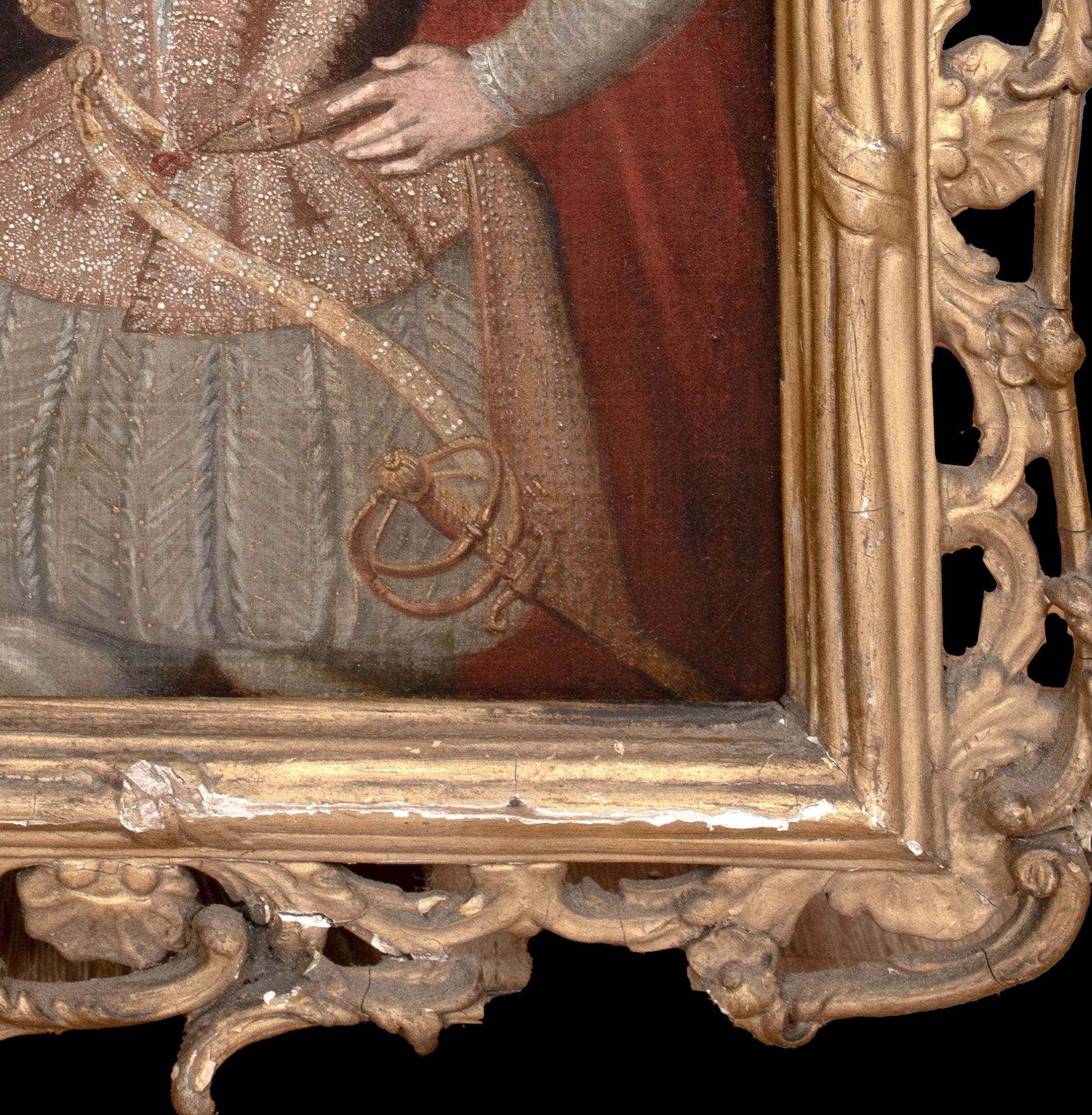 Sir Walter Raleigh (1553-1618), 16th Century  Elizabethan Court Portrait 1