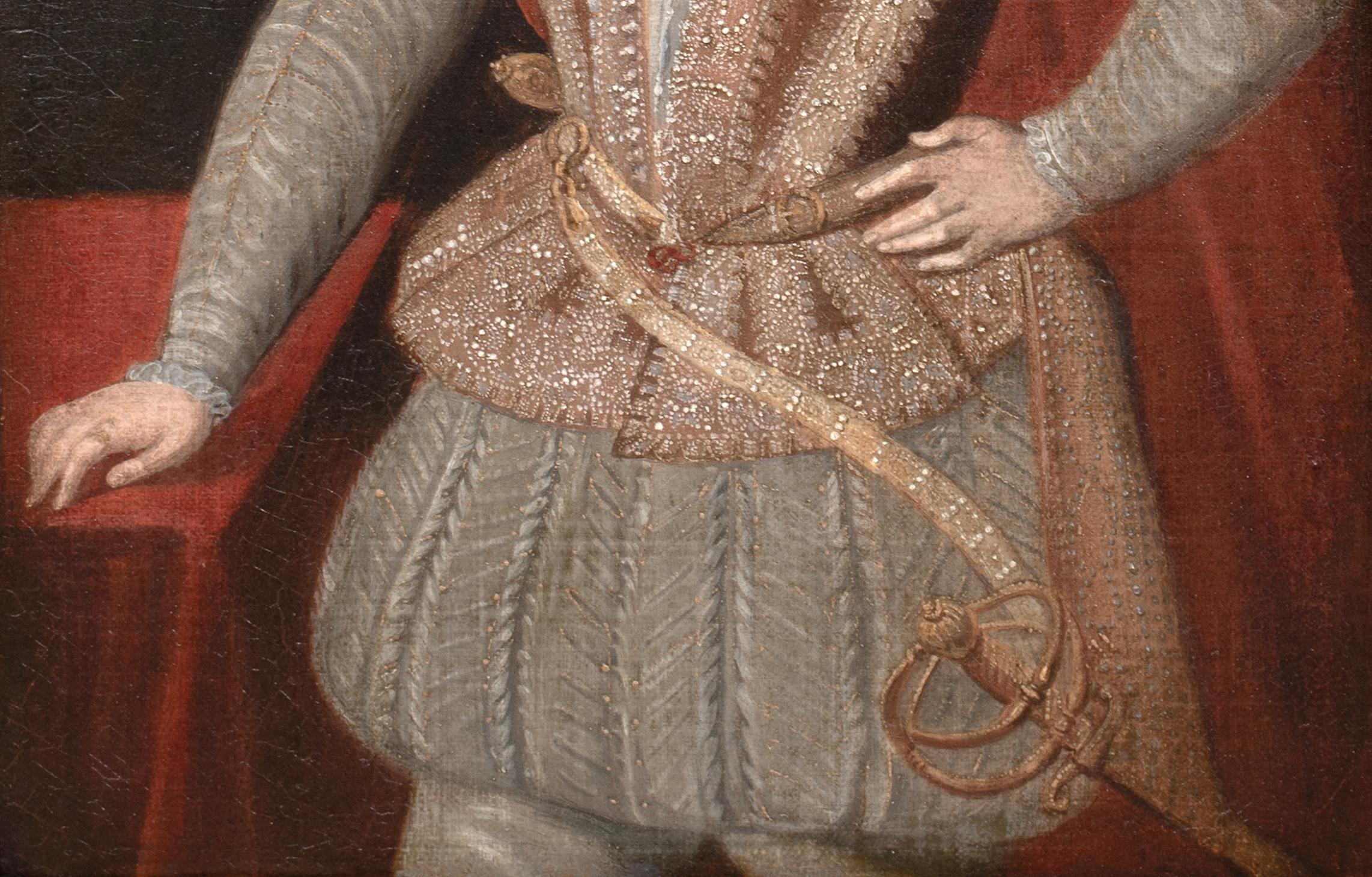 Sir Walter Raleigh (1553-1618), 16th Century  Elizabethan Court Portrait 2