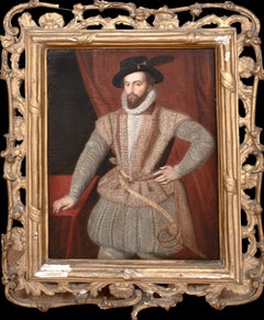 Sir Walter Raleigh (1553-1618), 16th Century  Elizabethan Court Portrait
