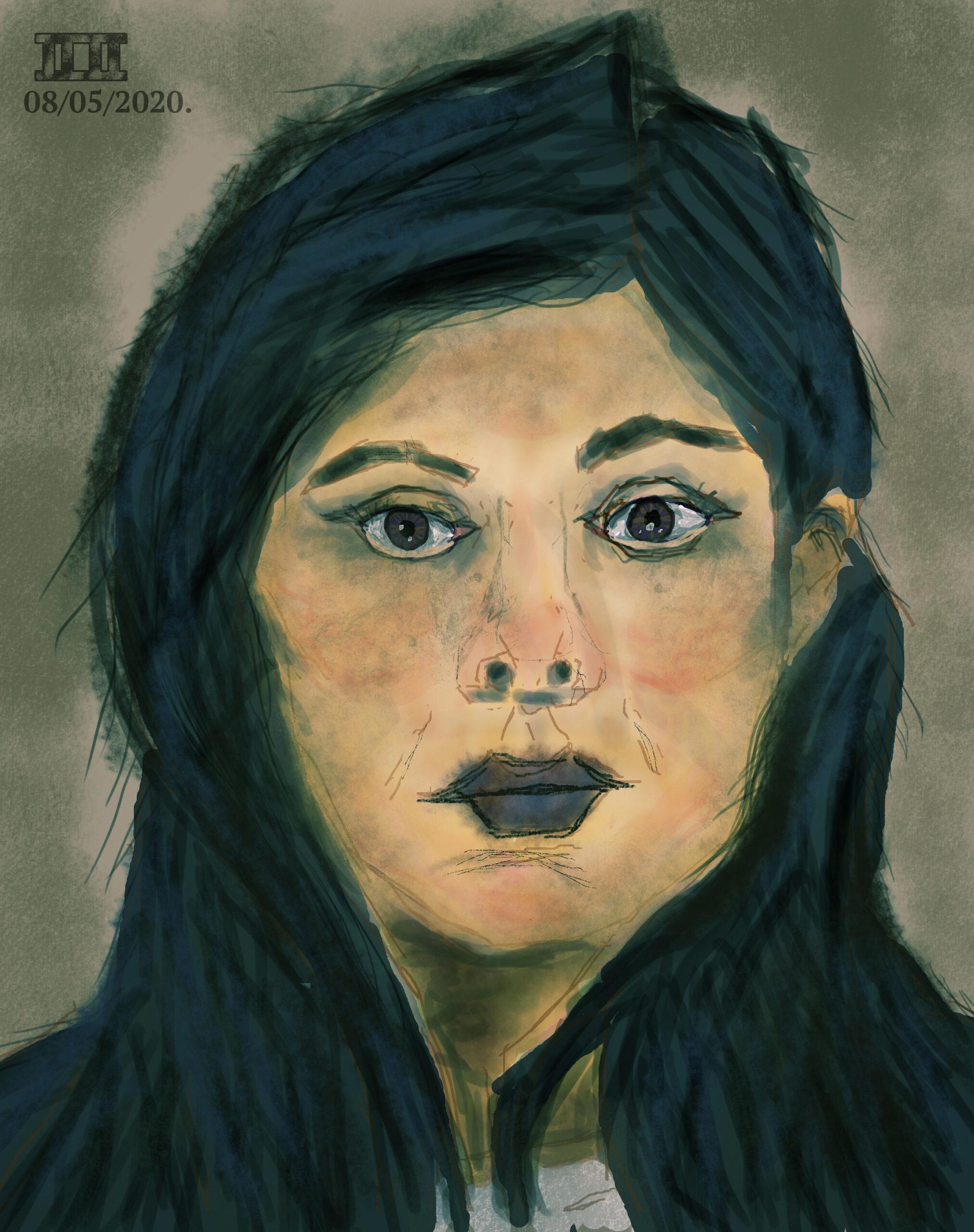 Sister by Mark Perez Ortiz - Painting by Unknown