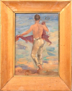 Sketch Of Boy, "Cornwall, 1921"   HENRY SCOTT TUKE (1858-1929)