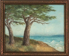 Small Scale Early 20th Century Monterey Coast Landscape