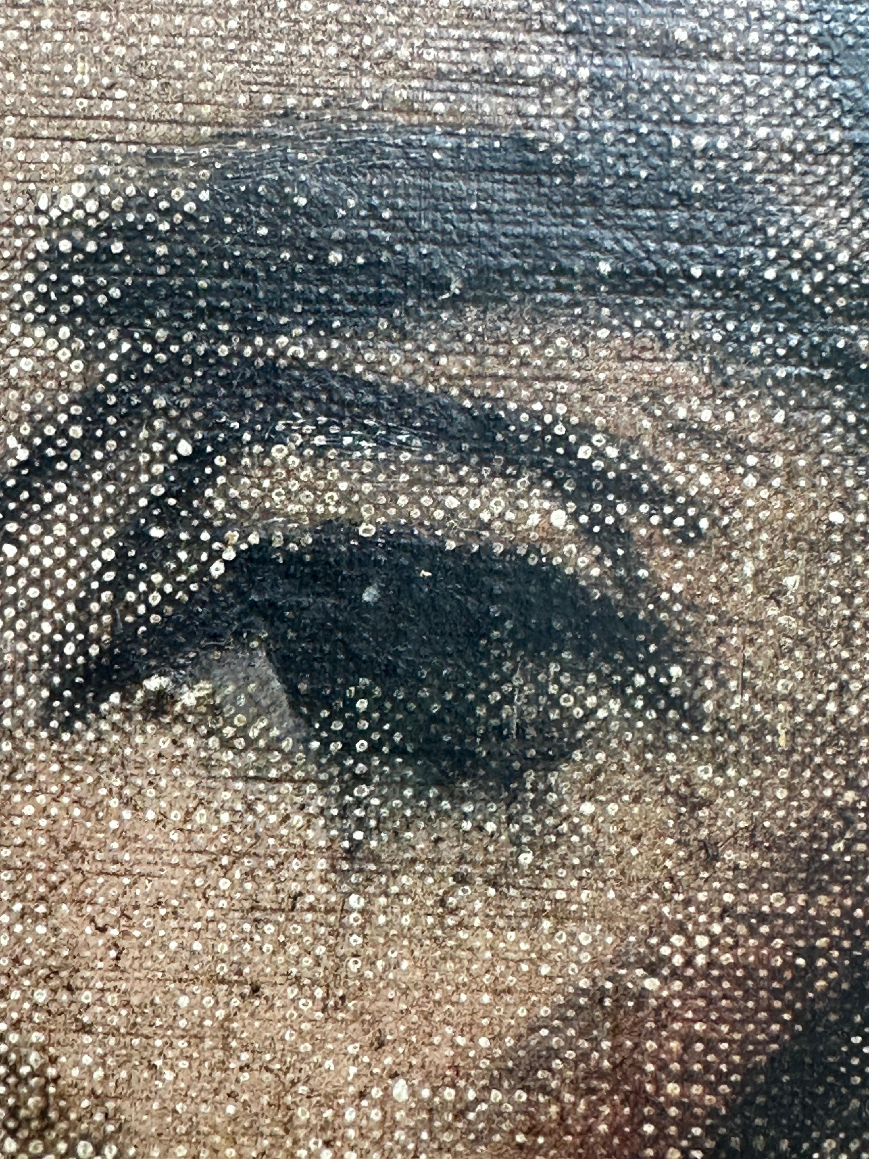 Portrait d'une femme mondaine des années 1950 - Réalisme Painting par Unknown