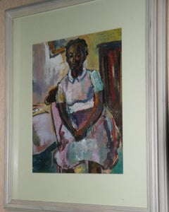 Southern Black Country Girl Ölgemälde