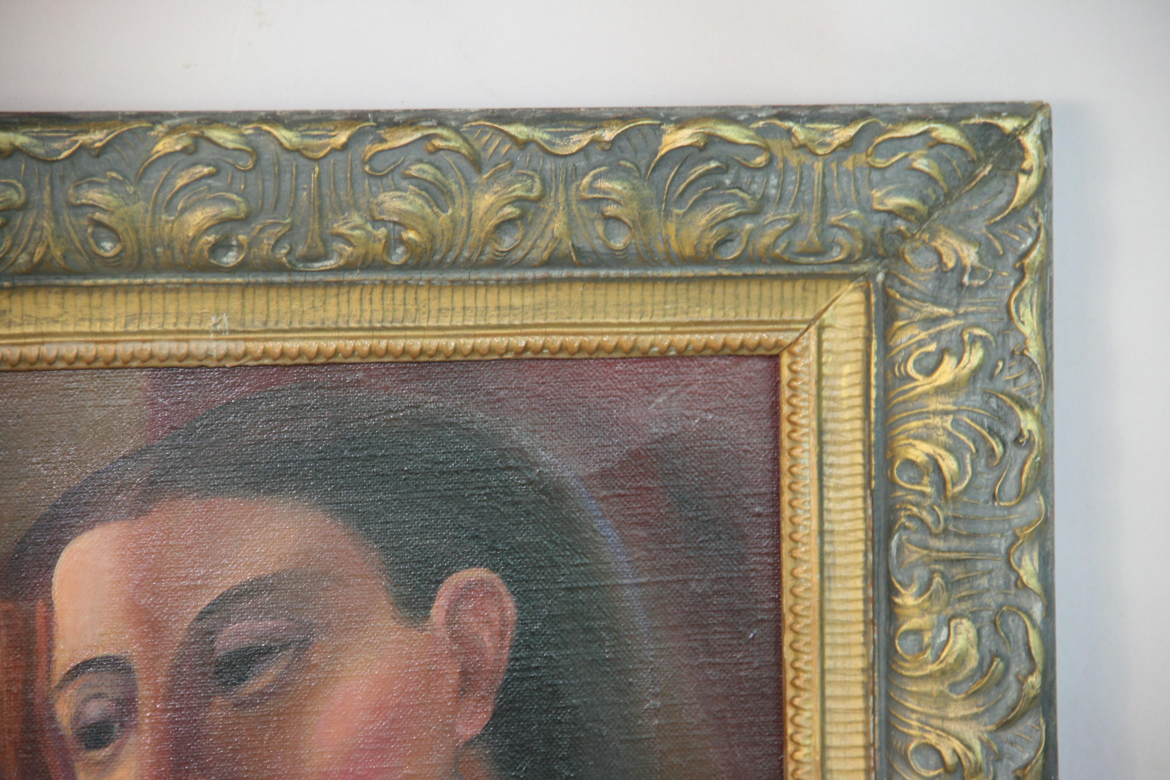 Spanische Schönheit mit weißem Vogel im Stil von Picasso im Angebot 3