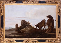 Spanish School, 17. Jahrhundert, Altmeister Ölgemälde  Der Weg zum Markt