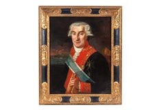 Spanish School (Siglo XVIII), Un raro retrato de Juan Procopio de Bassecourt