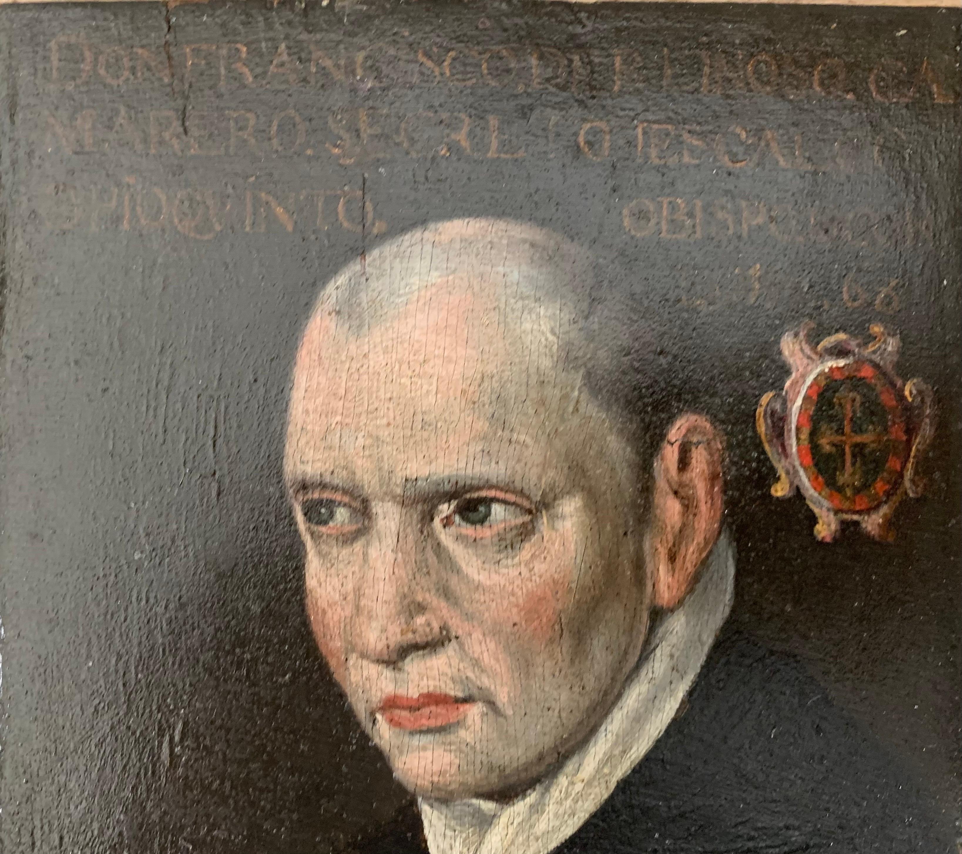 Escuela de español. Secretario del Papa Pío V, abad de Husillos, obispo de Córdoba. - Painting Antiguos maestros de Unknown