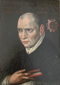 Spanish school. Secretary of Pope Pius V, abbot of Husillos, bishop of Córdoba.