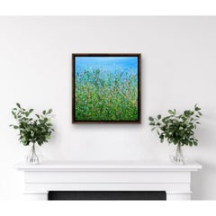 Spring Chaos #6, Jackson Pollock Style Landscape Painting, Modern Abstract Art