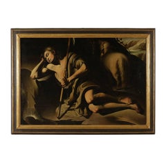 St. John the Baptist Oil on Canvas 17th Century