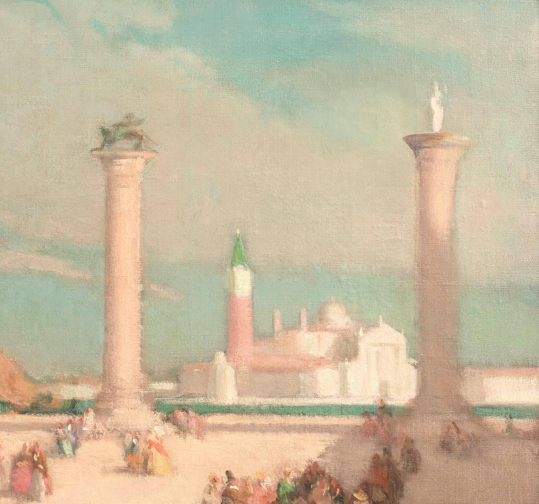 St Mark's Square, Venice, early 20th Century  Ferdinand Fargeot (1880-1957) For Sale 2
