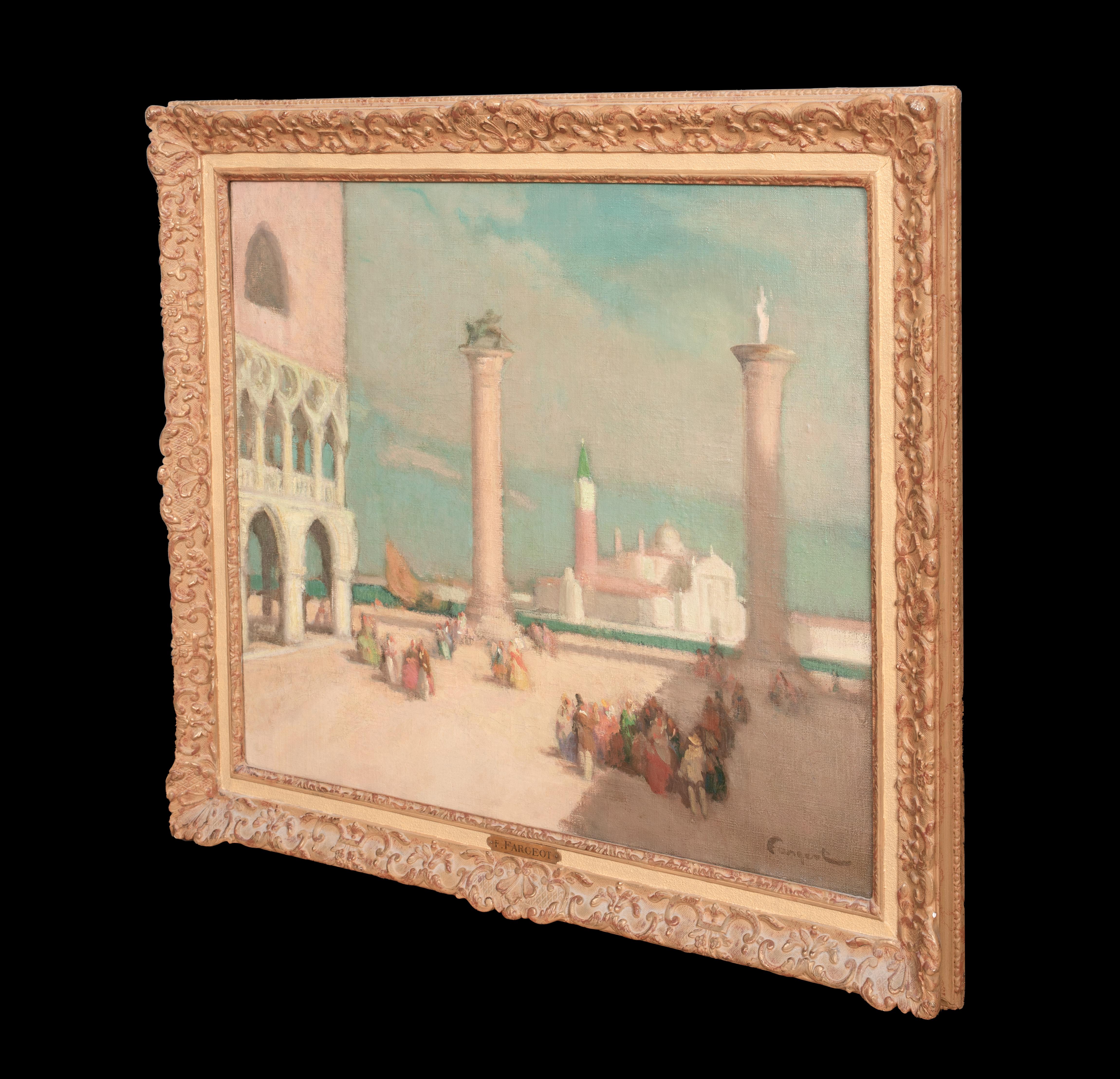 St Mark's Square, Venice, early 20th Century  Ferdinand Fargeot (1880-1957) For Sale 4