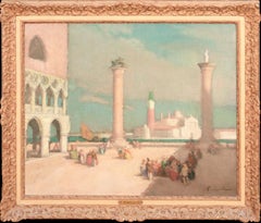 St Mark's Square, Venice, early 20th Century  Ferdinand Fargeot (1880-1957)