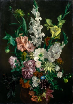 Nature morte de fleurs, XIXe siècle  par Ludwig BARTNING (1876-1956) 