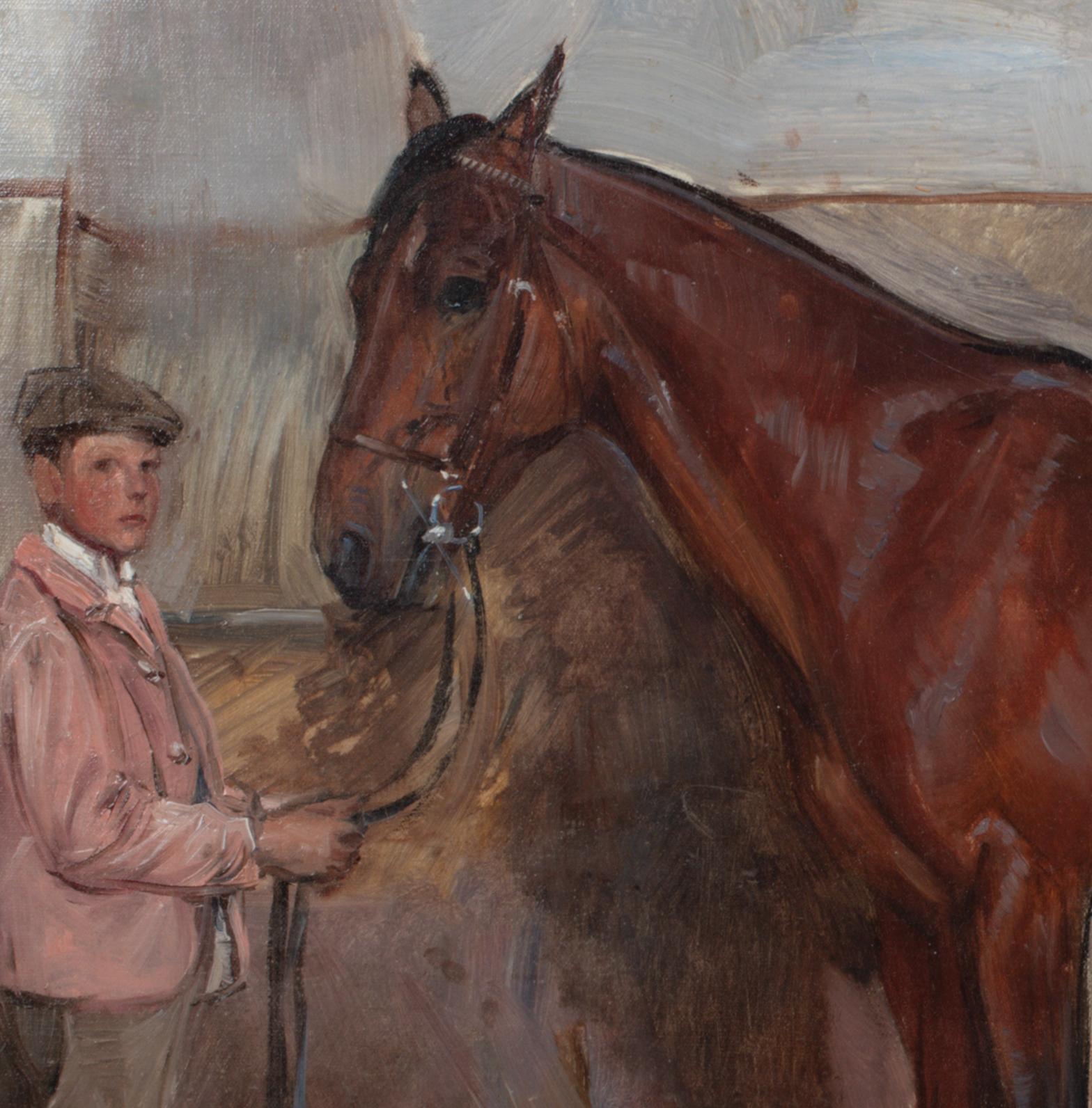 Stalliere e cavallo, XIX secolo  di Ludwig KOCH (1866-1934) 3