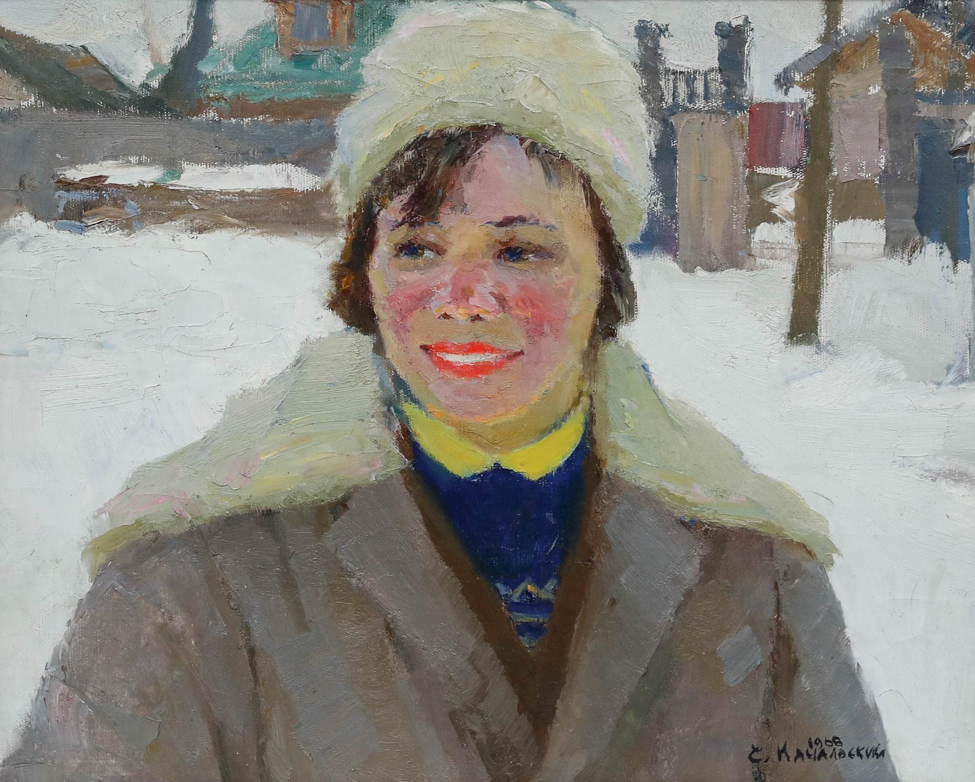 Stanislav Boleslavovich Katchalsky (1915-1995) - Russian School Oil, Vera - Painting by Unknown