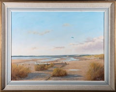Stewart Charles Hine (1928-2018) - 1996 Oil, The Kite, East Head