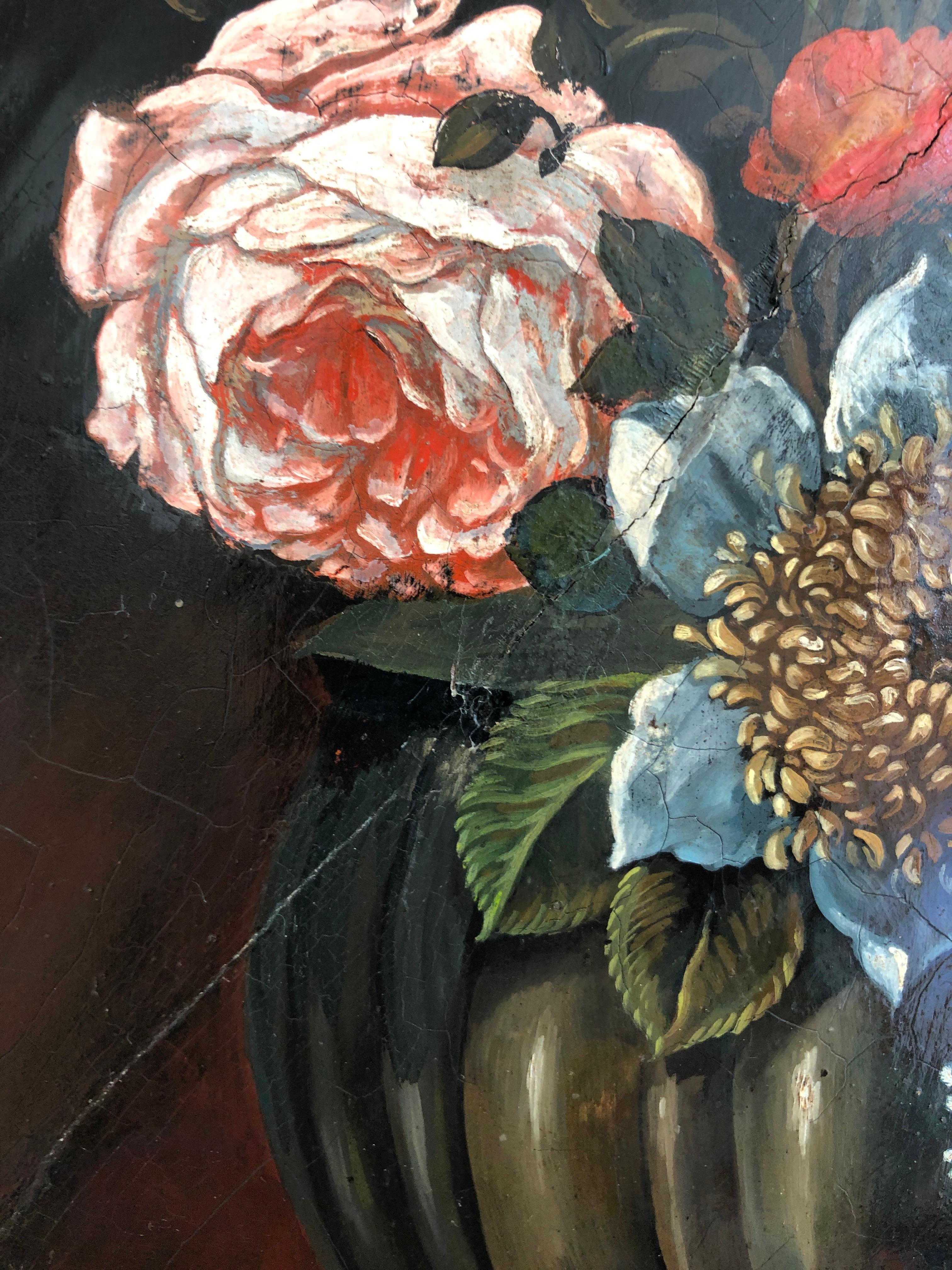 Stilleben Blumenstrauß (Niederländische Schule), Painting, von Unknown