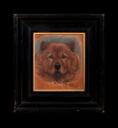 Portrait of a Chow Dog "Pagoda Mah Gye", 19th Century