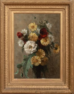 Still Life Of A Bouquet Of Summer Flowers, 19th Century by Matthijs MARIS