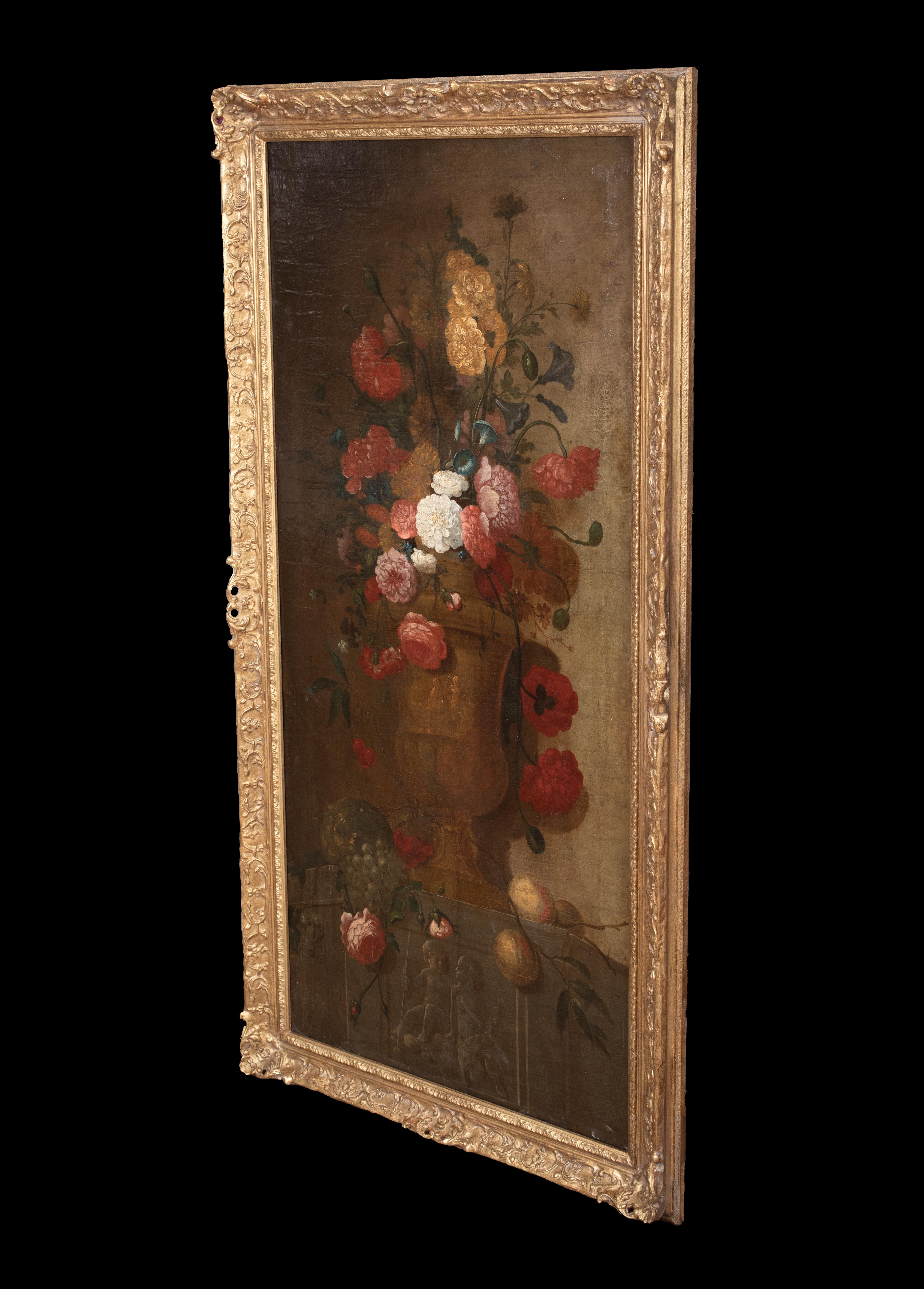 Still Life of Flowers, 17th Century  Dutch School For Sale 6