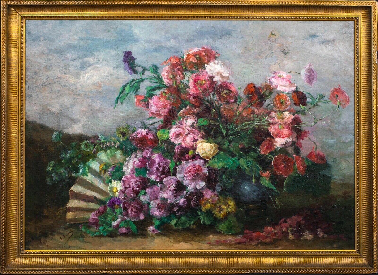 Unknown Still-Life Painting - Still Life Of Flowers, 19th century 