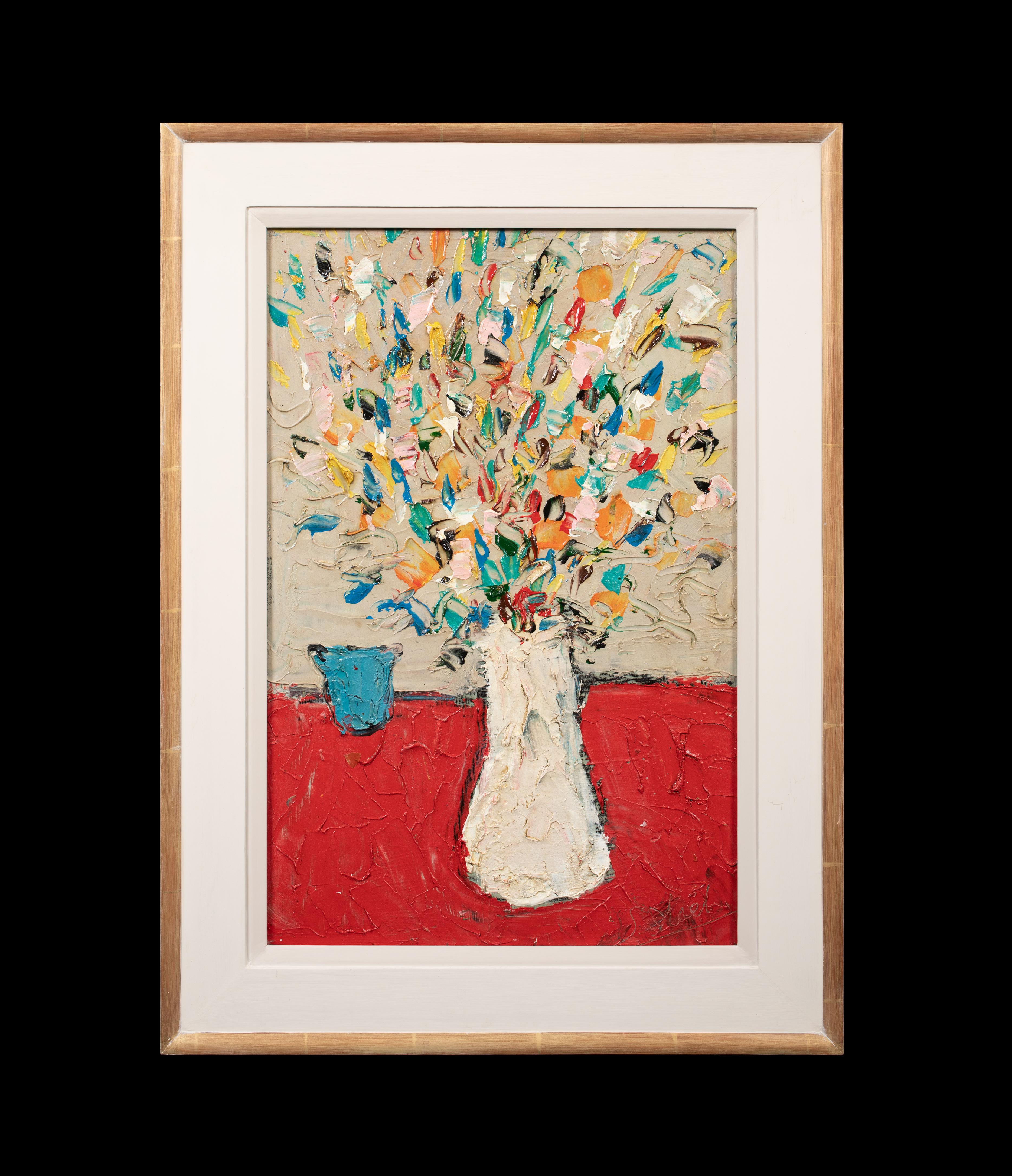 Still Life Of Flowers In A Vase, circa 1930

European Post Impressionist School - signed

Large early 20th Century Post Impressionist School Still Life Of Flowers, oil on canvas, signed indistinctly. Excellent quality and condition still life,