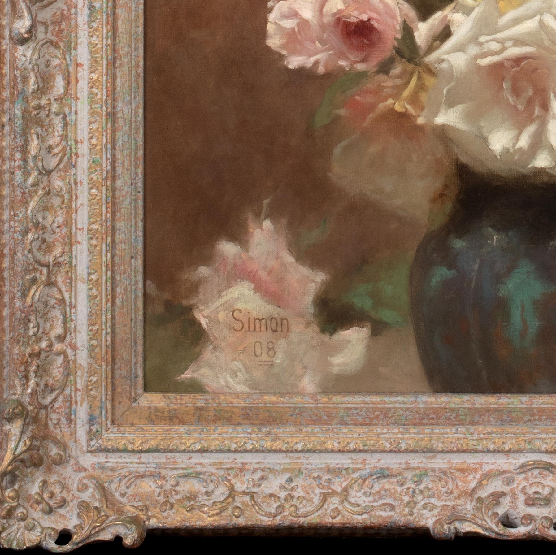 Natura morta di rose estive, del 1908   di LUCIEN SIMON (1861-1905) 1