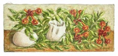 Still Life Oil Painting, Contemporary, Signed De Silvestri, 1990s
