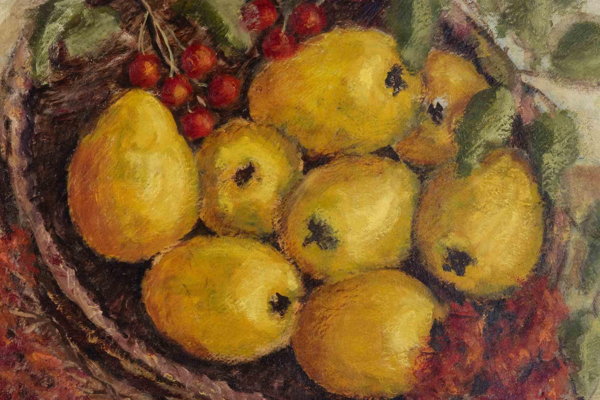 Nature morte - Peinture à l'huile - 1990 - Painting de Unknown