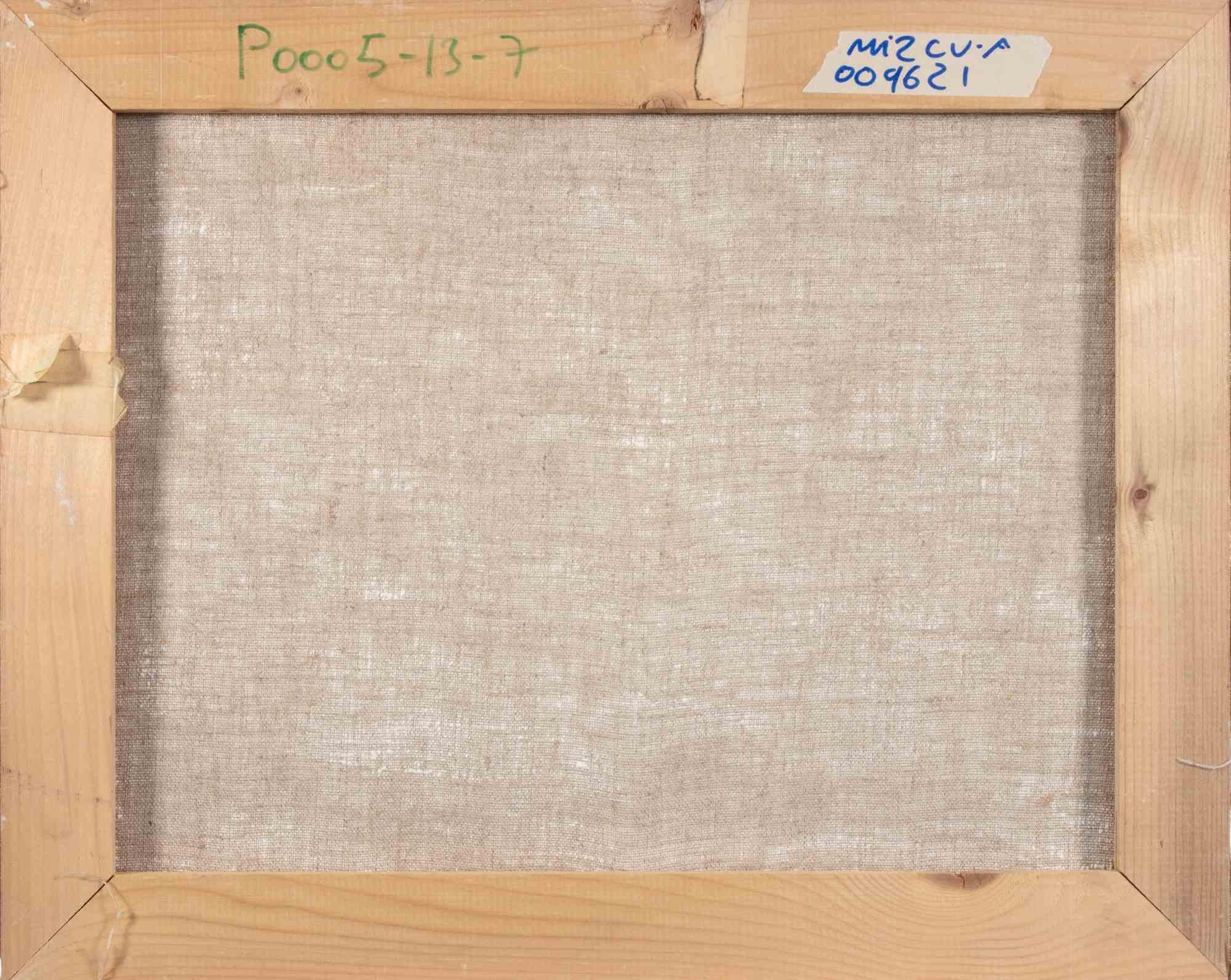 Nature morte - Peinture à l'huile - 1990 - Beige Still-Life Painting par Unknown