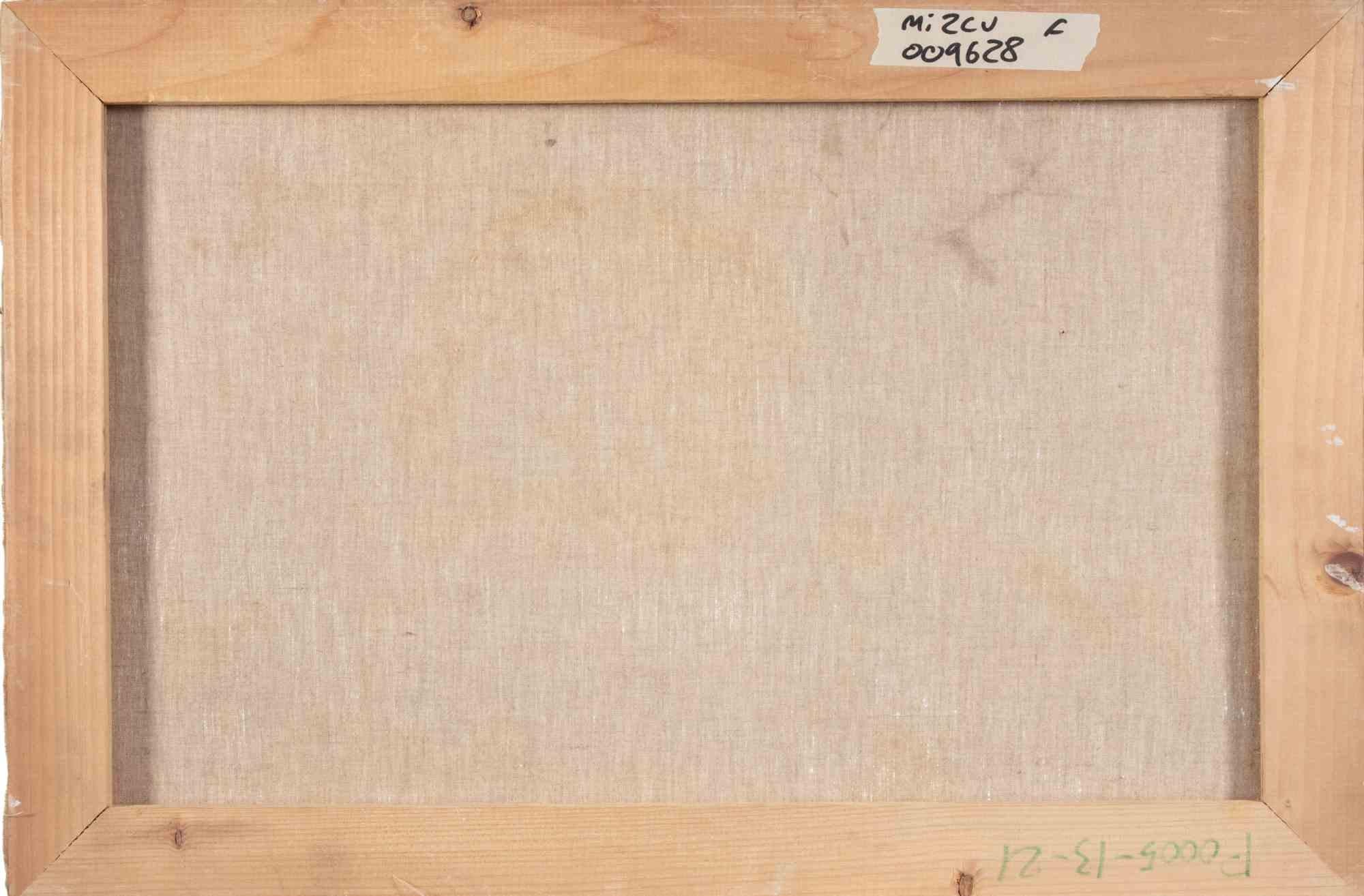 Still Life - Oil Paint - 1990s - Brown Figurative Painting by Unknown