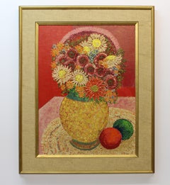 Still Life Painting of Daisies