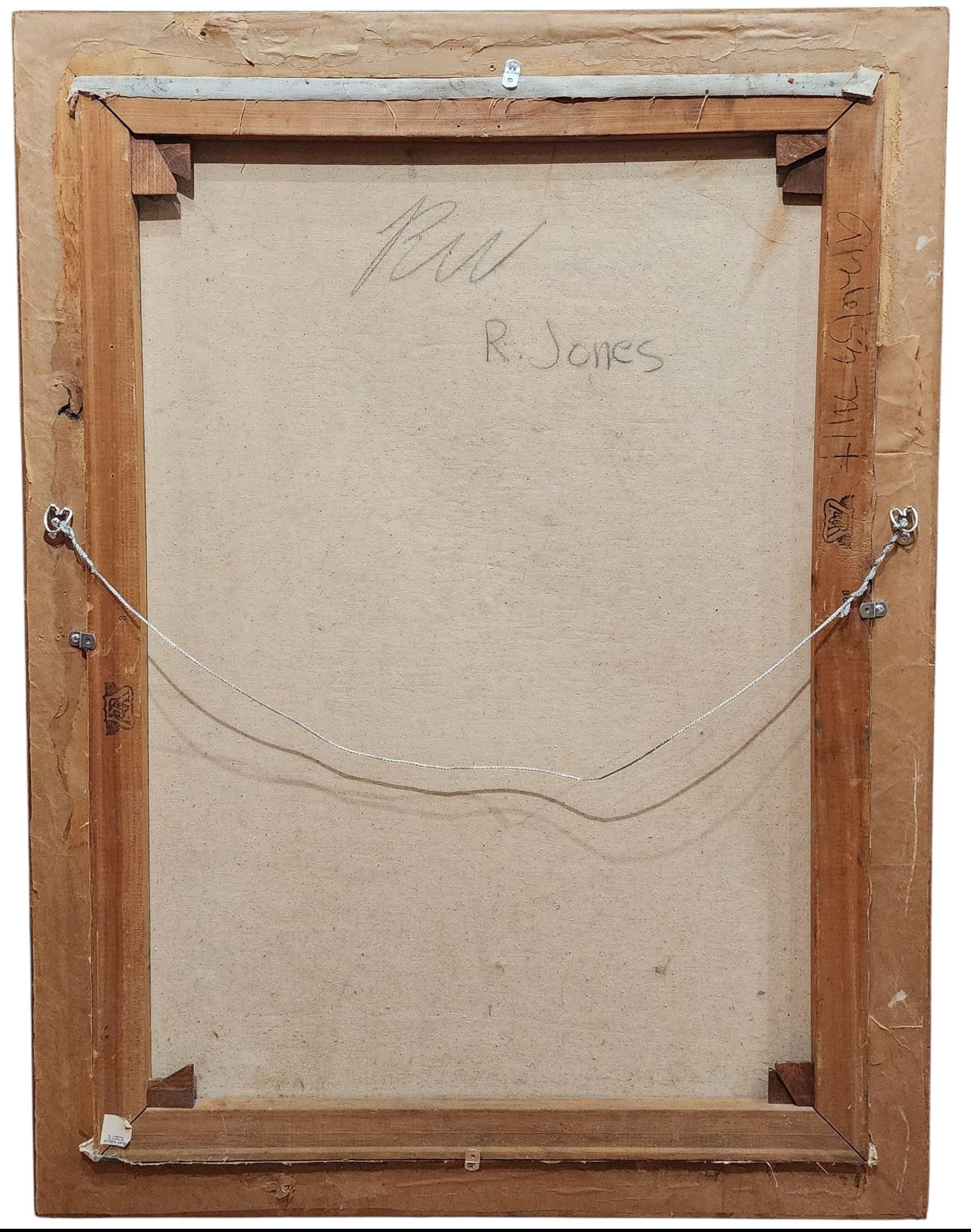 Sconosciuto, americano 

Firmato R. Jones (sul verso)

Olio su tela

36