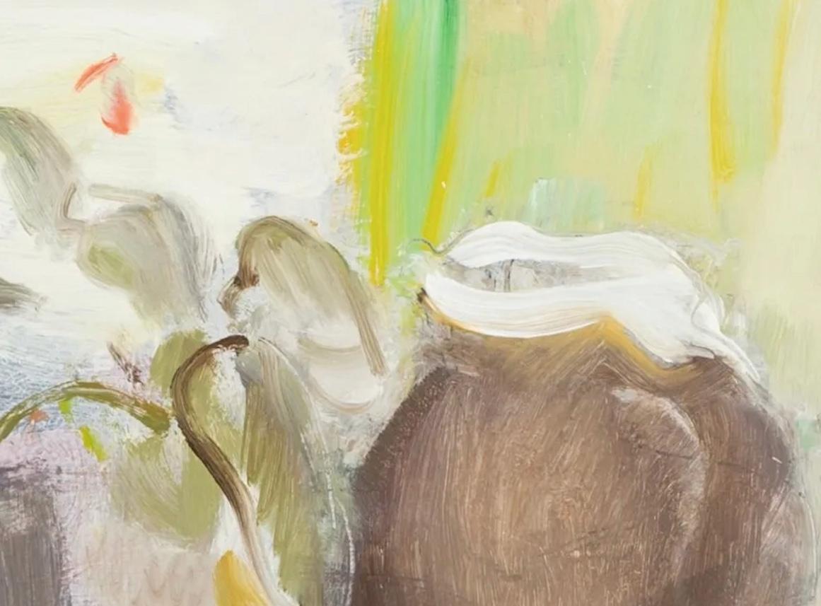 Stillleben mit Steingutkrug von Clive Blackmore, 1998, Ölgemälde im Angebot 1