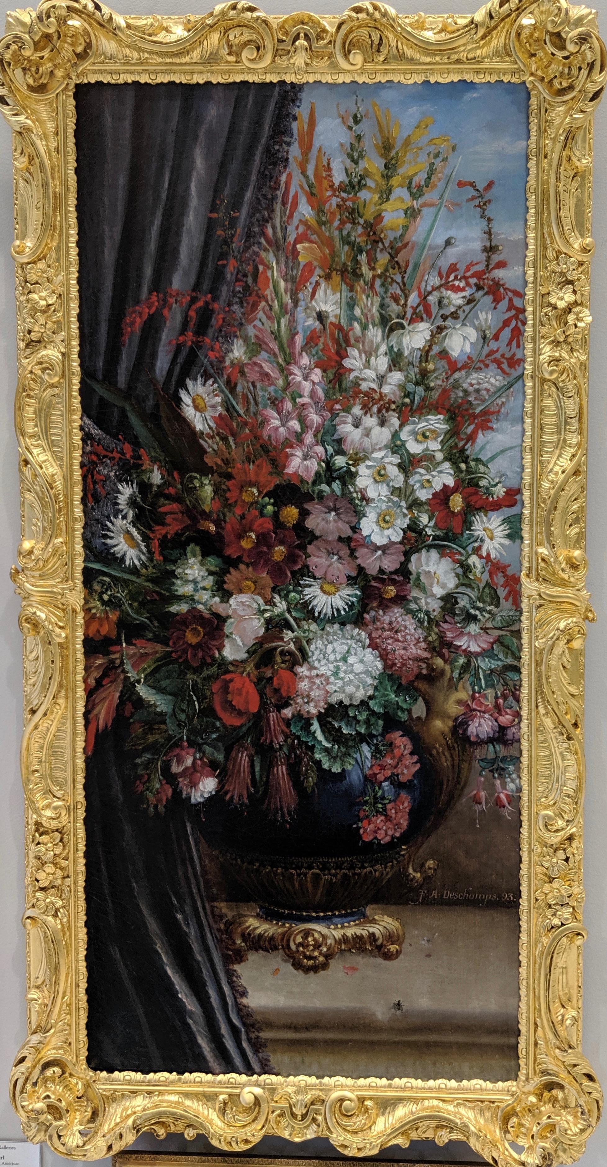 Still Life with Flowers - Painting by Unknown